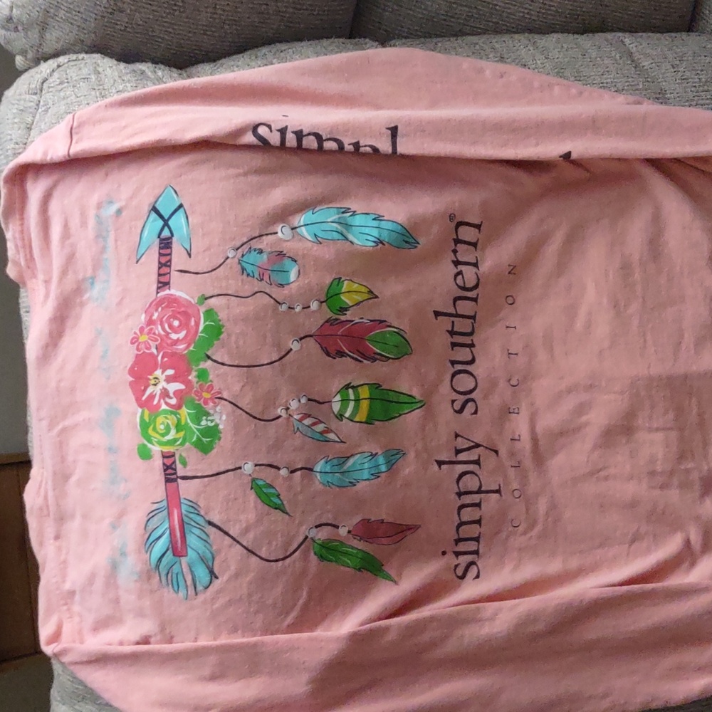 Womens Simply Southern LS T-shirt